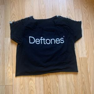 Deftones Ohms Safety Pinned Shirt (Very Distressed)
